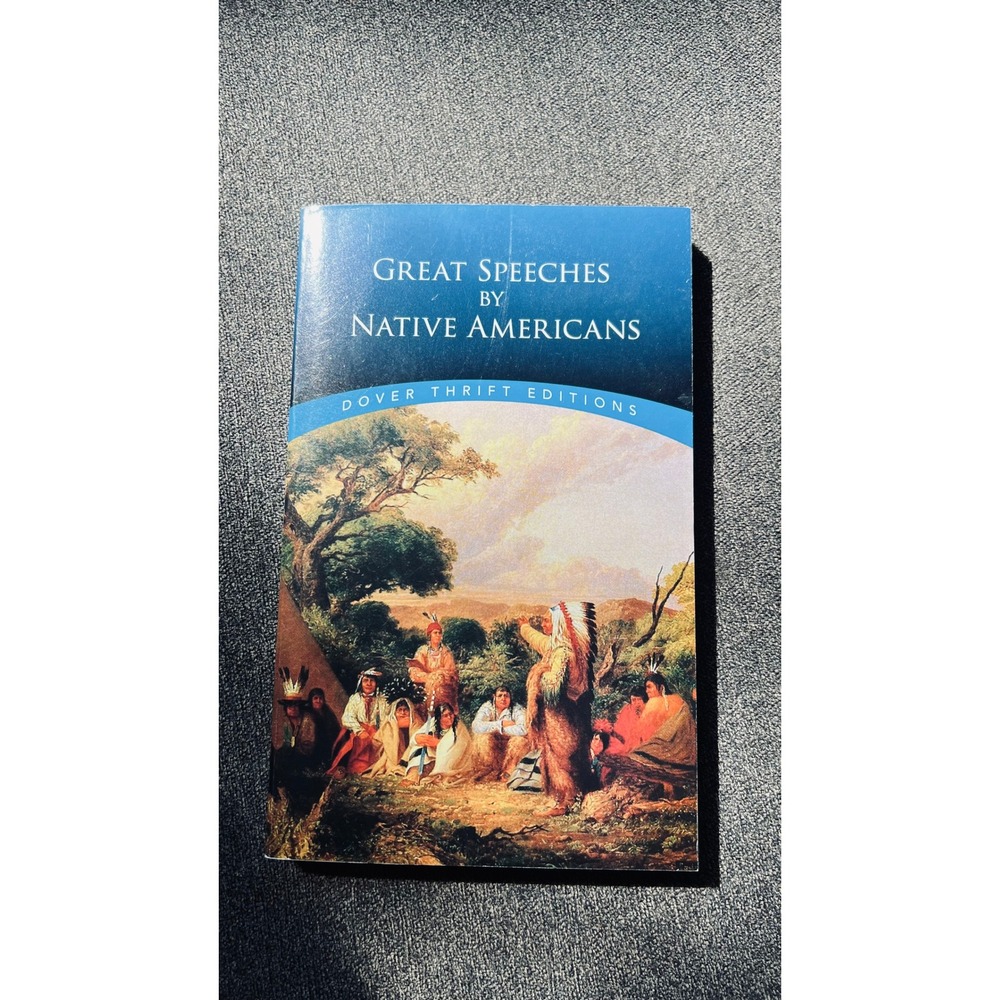 Dover Thrift Editions Great Speeches by Native Americans Kids OS Blue Paperback